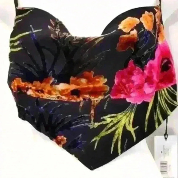 New We Wore what Womens Velvet Top Flocked Velvet Cowl Top Medium sorority. - Picture 1 of 3